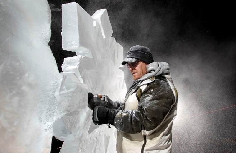 ICE â€¦ â€“ The Snowflake Festival will feature live ice sculpting in front of the community hall.