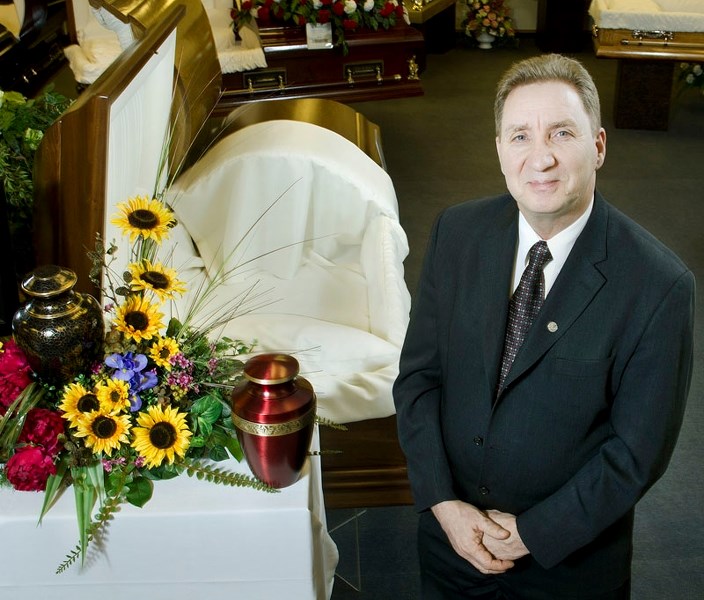 HELPING HANDS – In his work as a funeral director