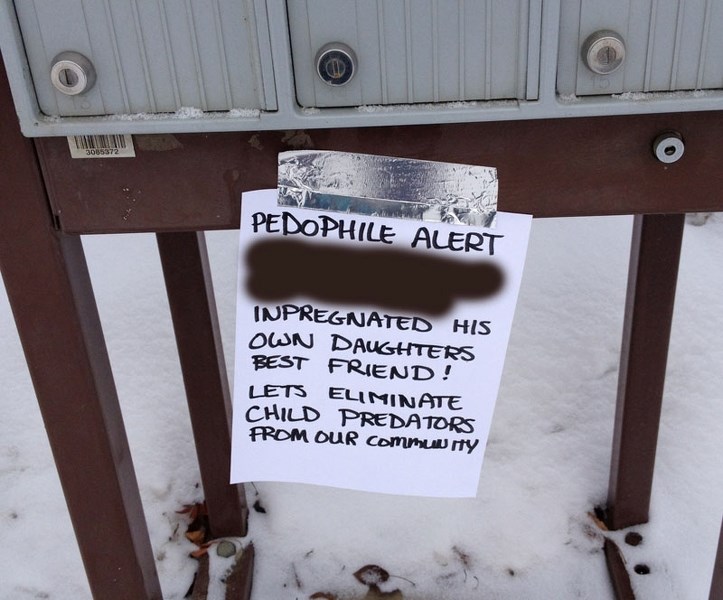 UNDER INVESTIGATION – St. Albert RCMP have opened a defamation investigation after posters accusing a local businessman of pedophilia appeared in North Ridge and Oakmont. The 
