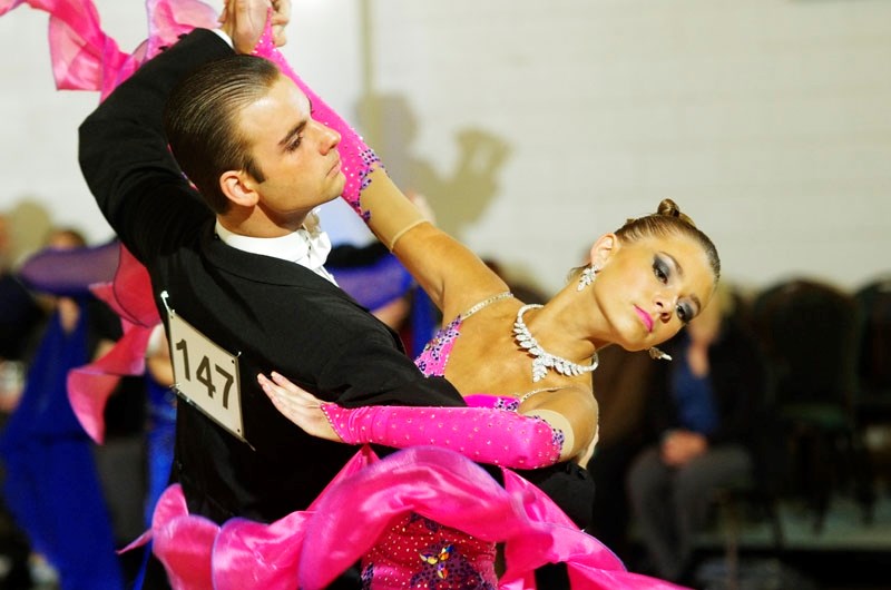GIVING IT A WHIRL – Competitive ballroom dancers Marc Pinco and Victoria Metera are hoping to overcome recent injuries to claim gold at this Saturday&#8217;s Northern Lights