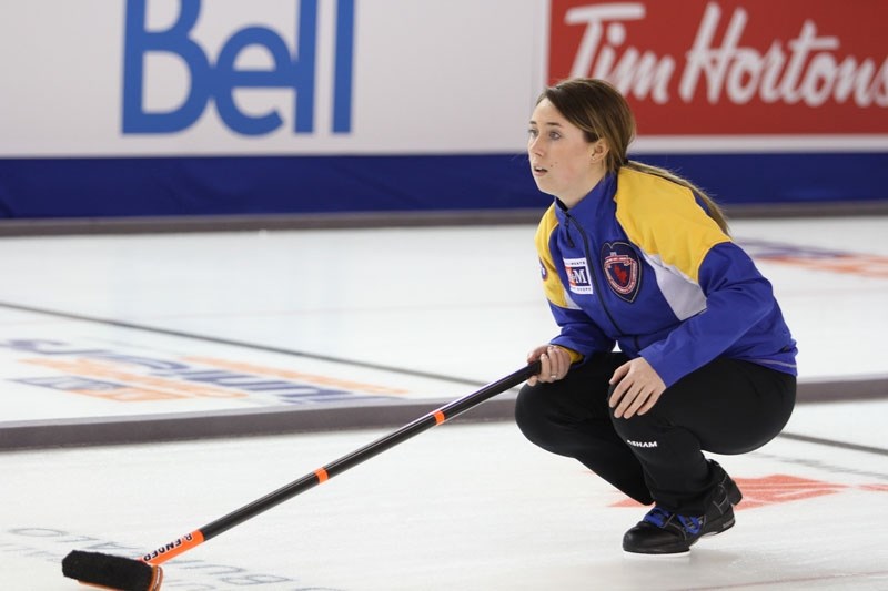 CALLING THE SHOTS &#8211; St. Albert skip Karynn Flory and her Crestwood Curling Club rink lost a tiebreaker to New Brunswick on Wednesday and were relegated into the seeding 