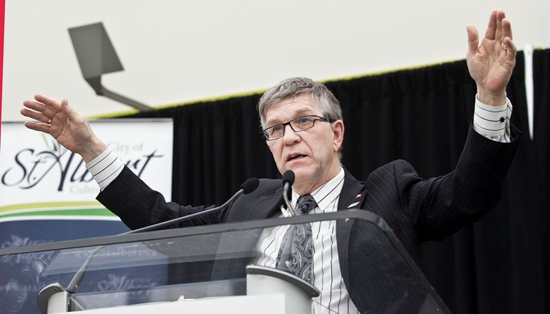 STATE OF THE CITY – St. Albert Mayor Nolan Crouse used his annual State of the City address to announce that the province will provide funding for a new park and ride
