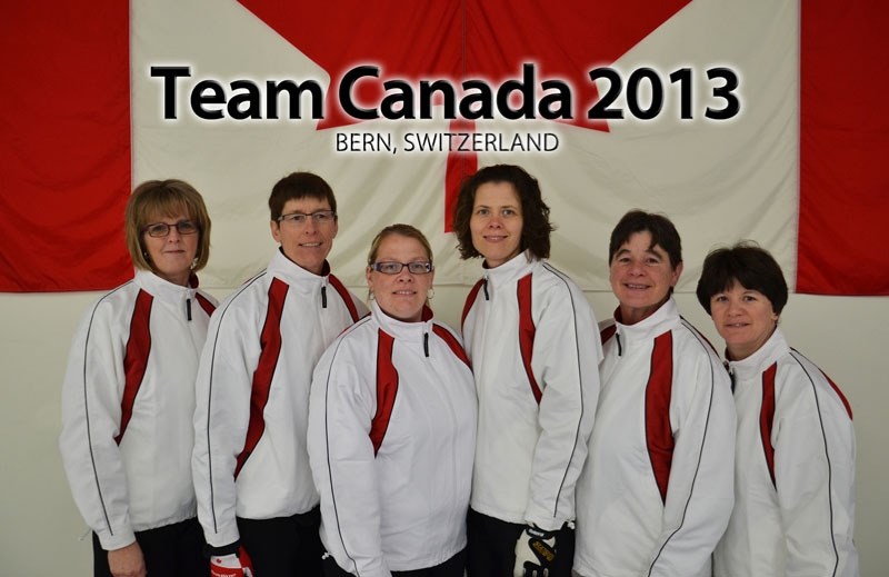 TEAM CANADA &#8211; (L-R) Coach Diana Backer of St. Albert