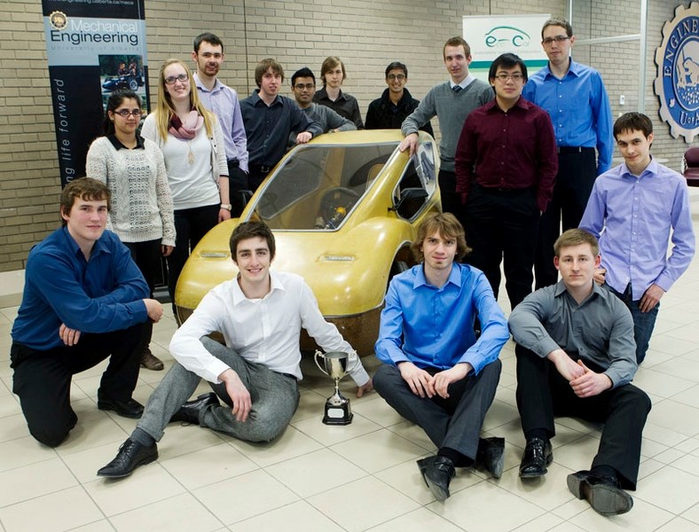 ZOOM ZOOM – The U of A EcoCar team unveiled its latest EcoCar on Thursday afternoon
