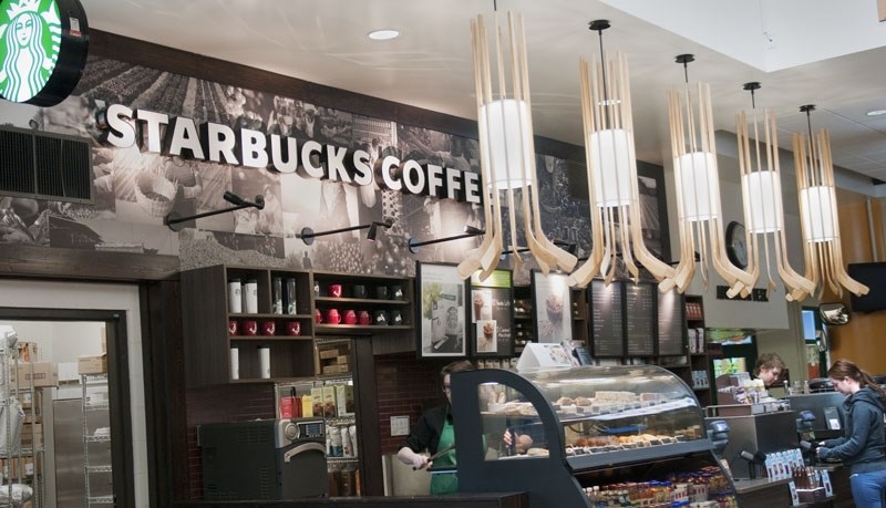 IN THE BLACK – The Starbucks outlet at Servus Place generated a profit last year