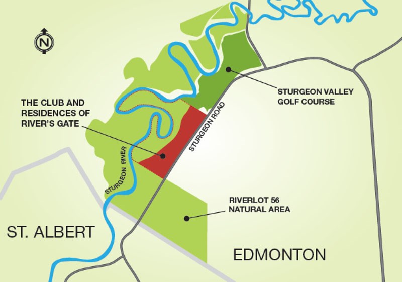 ESTATE LOTS – The new 153-acre neighbourhood The Club and Residences of River&#8217;s Gate will soon be under construction on the eastern edge of St. Albert.