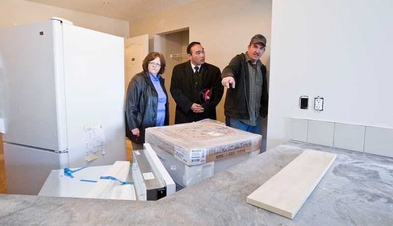 SNEAK PREVIEW – The St. Albert Housing Society and Alpha-Anderson Joint Ventures gave a a tour this week of the Big Lake Pointe rental apartment development