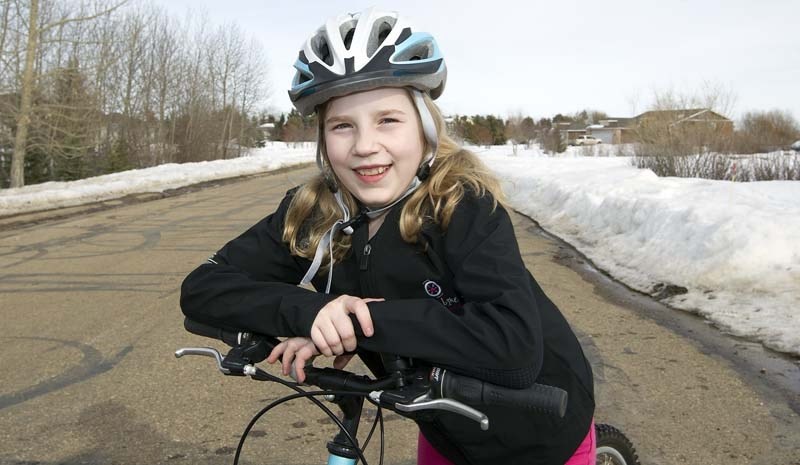 READY TO RIDE – Sturgeon County resident Stephie Gagnon and her family created a fundraising event called Stephie&#8217;s Bike Tour after the girl was diagnosed with a very