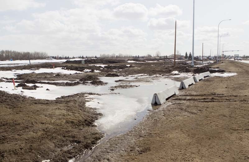 FUTURE COMMERCIAL – This area along the east side of Highway 2 at St. Albert&#8217;s northern edge will one day boast a wealth of commercial development.