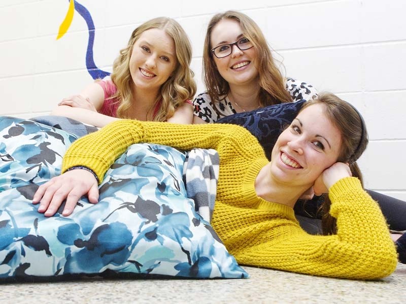 STAYING UP – About 200 students from St. Albert Catholic High School will stay awake for 30 hours to raise money for the school&#8217;s Roots of Charity program. The proceeds 