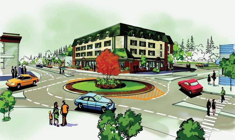 MORE EFFICIENT – The future shape of Hwy. 642 as it runs through Morinville may include roundabouts.