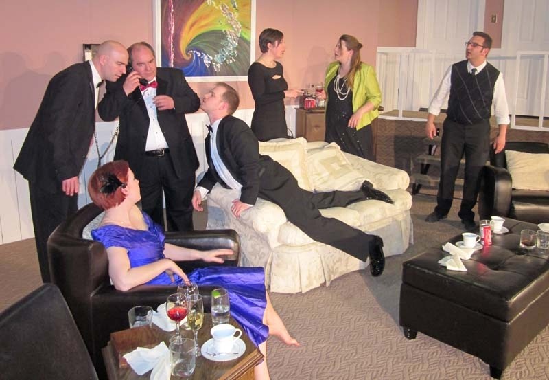FAST-PACED FARCE – The cast of St. Albert Theatre Troupe keep the laughs coming despite a challenging script in Neil Simon&#8217;s Rumors.
