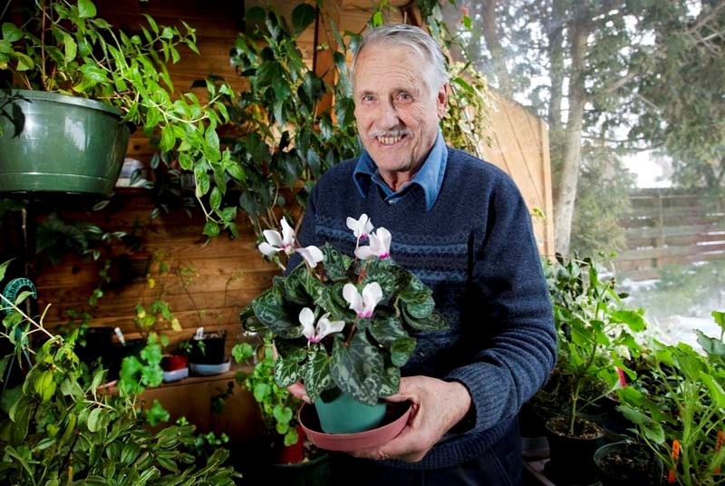 GREEN-SAVING THUMB – Avid gardener Bob Russell says he saves more than $1