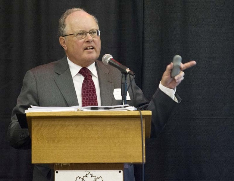 LOOKING FORWARD – Oil industry veteran Don Thompson predicts Canada will be among the top energy providers in the world if it can develop its diverse energy sources.
