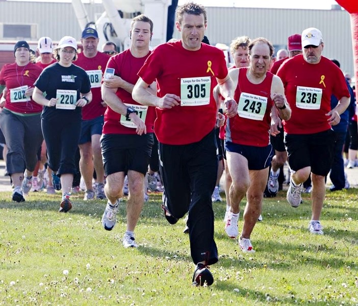 RUNNING LOOPS – The annual Loops for the Troops fundraiser runs Sunday