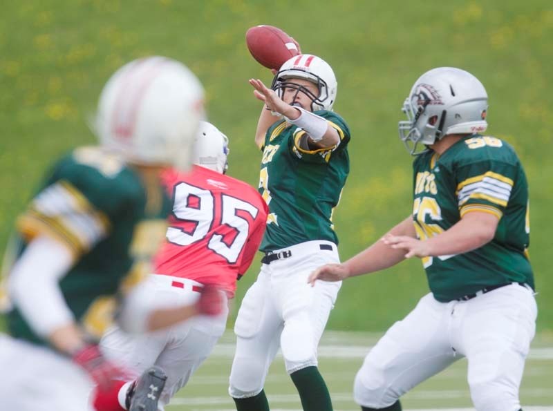 GO-TO GUY – Team North quarterback Brendan Guy
