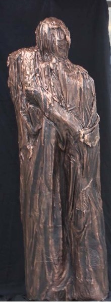 HIGH ART – The Queen O&#8217; So Sublime is a towering sculpture that&#8217;s part of artist Carroll Charest&#8217;s latest exhibit at the Visual Arts Studio Association.