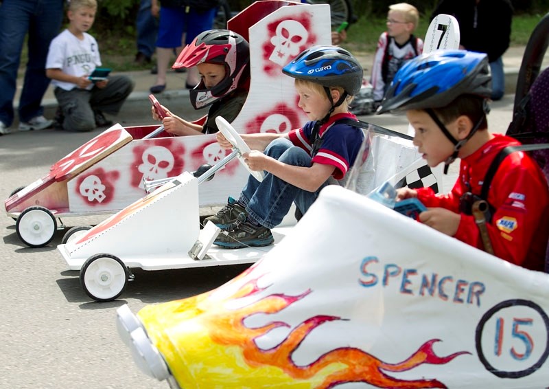 TOP FUEL CARS – The annual Father&#8217;s Day Soapbox Race goes Sunday at 12 noon on the hill at St. Vital Avenue.