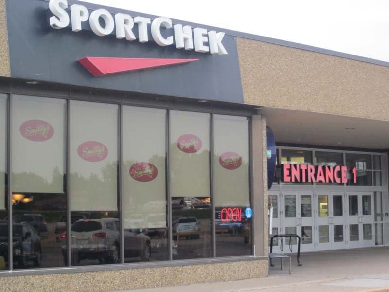 ON THE MOVE – Plans are in the works to move the Sport Chek outlet in St. Albert Centre to another location in the mall. The new and bigger Sport Chek store will be built