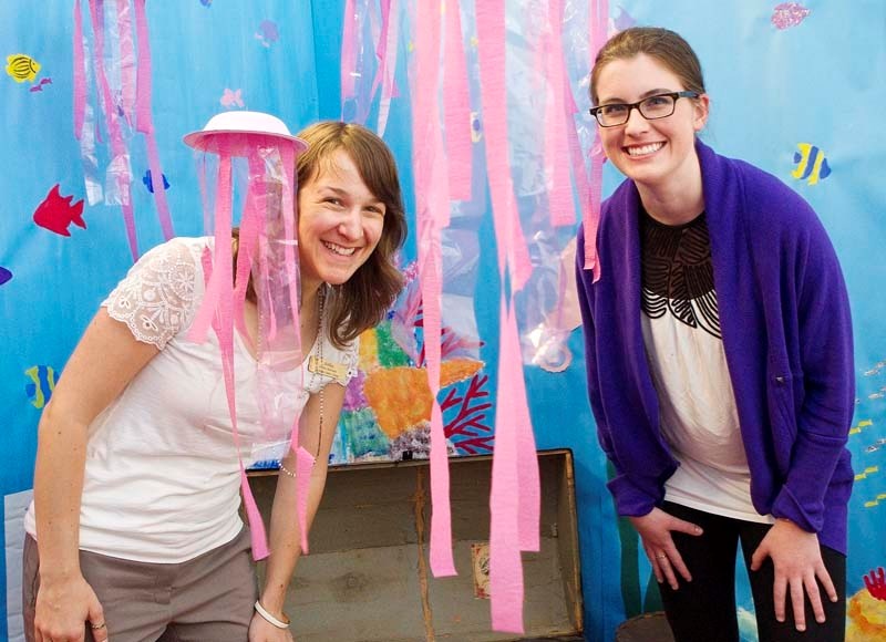 GAME ON – Children&#8217;s librarian Ashley King (left) and summer reading student Megan Findlay are ready to roll out adventure this summer as the St. Albert Public Library