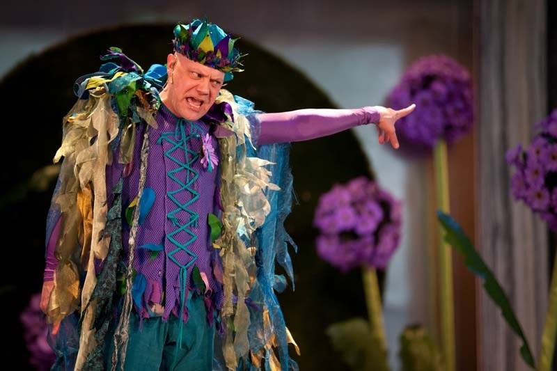 THAT&#8217;S AN ORDER! – Former St. Albert resident John Kirkpatrick portrays King Oberon in A Midsummer Night&#8217;s Dream during the Freewill Shakespeare Festival.