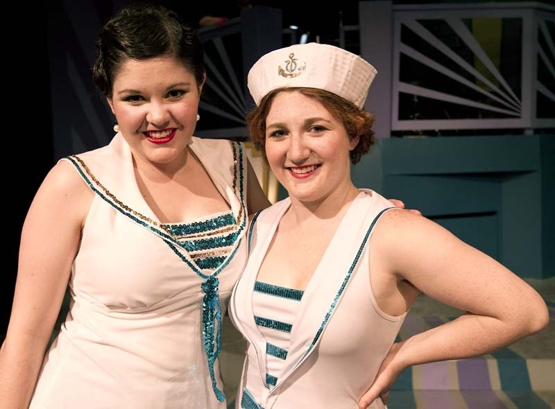 LOCAL CONNECTION – Former St. Albert actor Christina O&#8217;Dell (left) stars as Reno Sweeney in the musical Anything Goes. Meaghan McKinstry