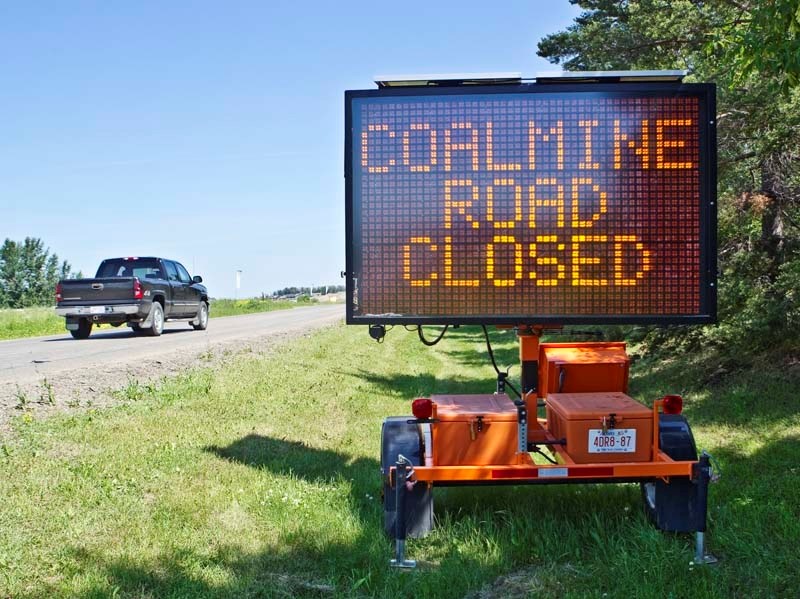 CLOSURE COMING – Starting next week Coal Mine Road at the north end of St. Albert will be closed due to construction.