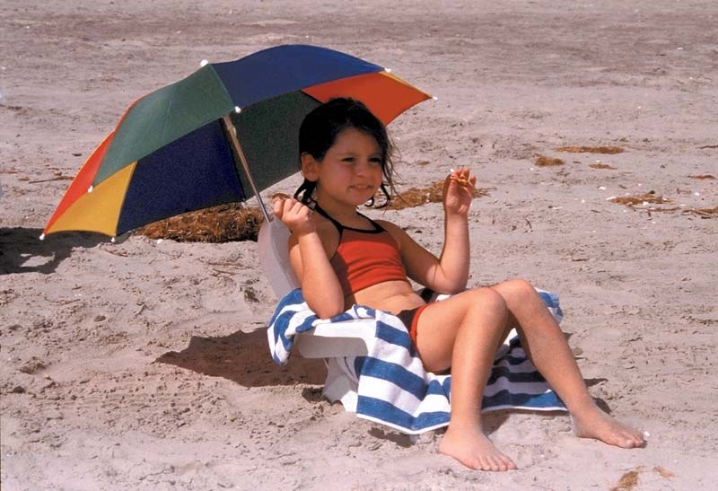KEEPING SAFE – Staying in the shade is one way to protect yourself and your family from heat-related ailments like heat exhaustion and heat stroke.
