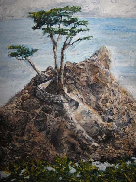 CABINET-TREE – This work by Elizabeth Tessier is part of a new exhibit at an Edmonton cabinet shop.