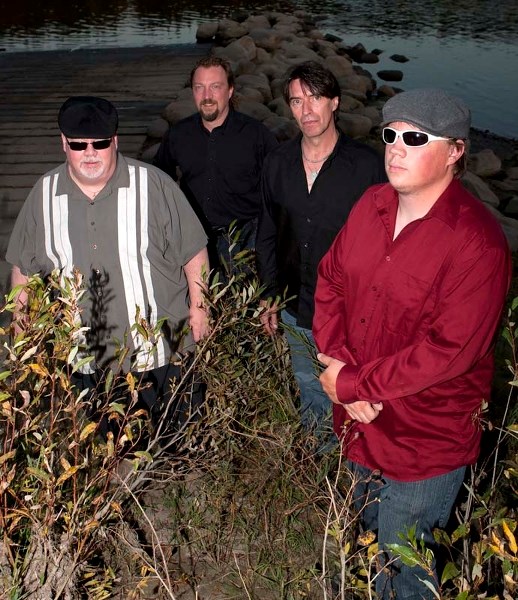 READY TO COUNTRY ROCK – Two-year-old band The Blazers returns to LB&#8217;s Pub for a night of country rock. From left to right