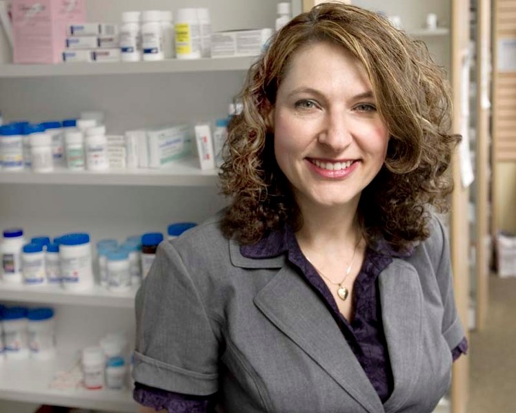 CONCERNED – Independent pharmacist Lisa Devos is wondering how she&#8217;ll survive in an environment of government cuts and corporate mergers