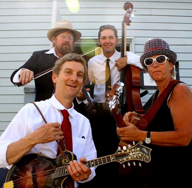 FESTIVAL PERFORMERS – Members of Back Porch Swing are: Jim Malmberg (bottom left)