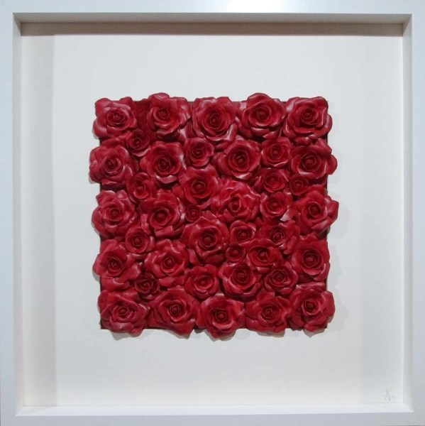 FLOWER FOCUS – Roses Squared by artist Kristen Anderson.