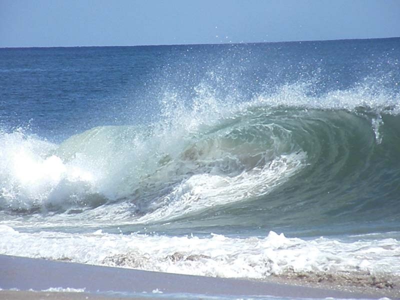 Reaching middle age provides a quick transition from riding waves to watching them with fascination.