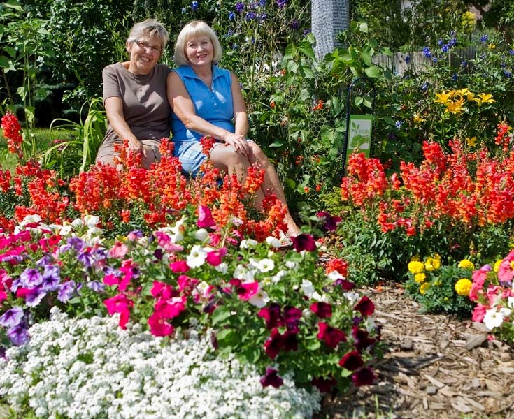 PARKS PARTNERS – Carol Rankin (left) and Patricia Drapeau are part of St. Albert&#8217;s Partners in Parks program