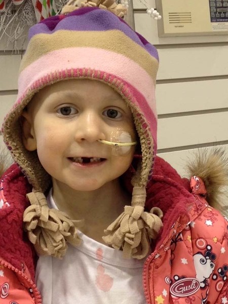 NOW IN REMISSION – Halle Popowich last fall.