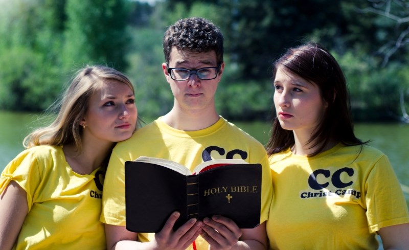 THE TRUTH – It&#8217;s rock music bounce of a revival meeting in the opening scene of Excuse Me…This is the Truth