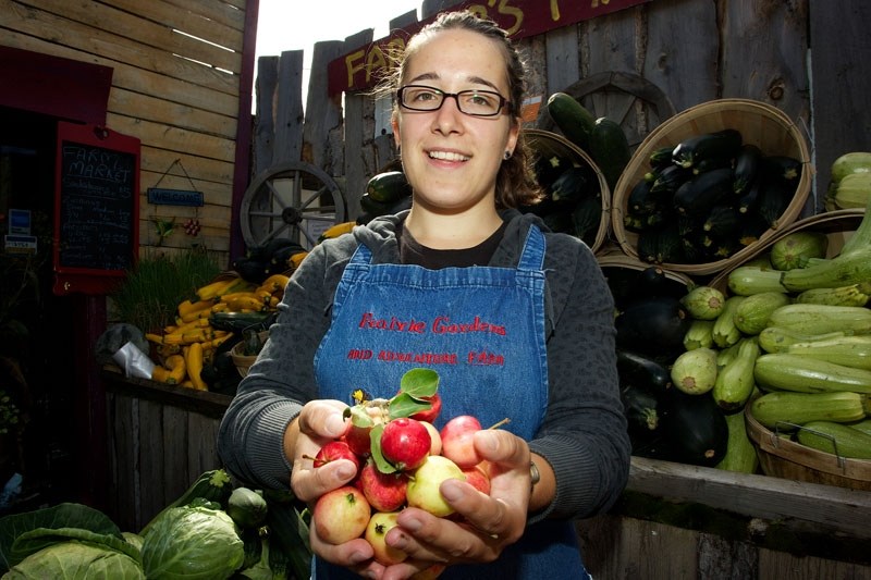 PREPPING &#8211; Kira Ahaeuser of Prairie Gardens and Adventure Farm gets ready for the province wide Open Farm Days event that will take place this weekend.