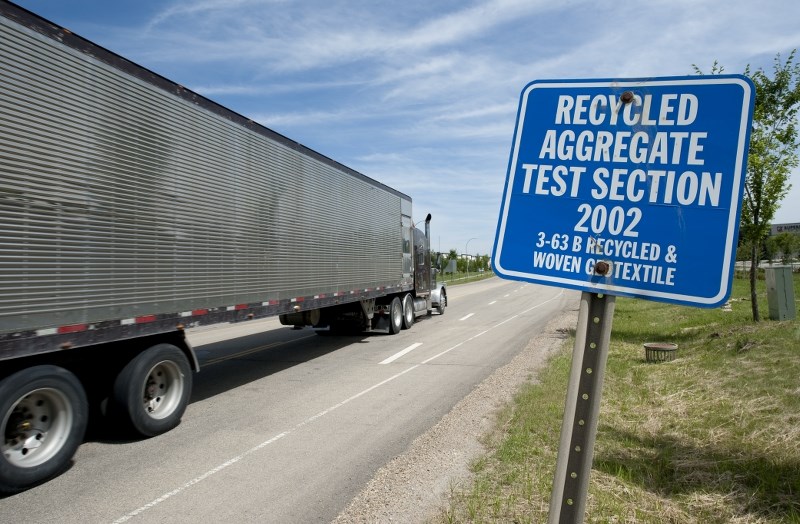 ROAD TEST &#8211; A section of experimental road in Edmonton