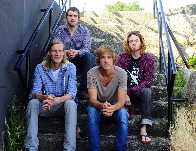 SWELL GUYS – Current Swell is a Victoria based rock band that got its start here in St. Albert.