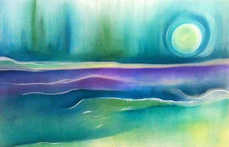 AUCTION ITEM – Sacred Land (Little Driftpile River) by artist Aynsley Nisbet.