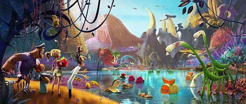 CLOUDY WITH A CHANCE OF MEATBALLS 2 &#8211; &lt;br /&gt;Inventor Flint Lockwood discovers that his most infamous machine (which turns water into food) is still operating and