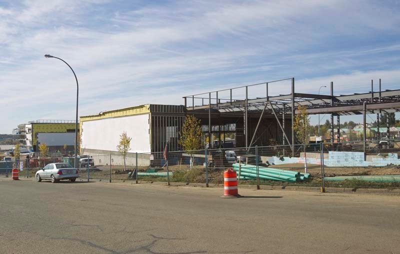 ON ITS WAY – New retail offerings will be opening over the next few months along St. Albert Trail.