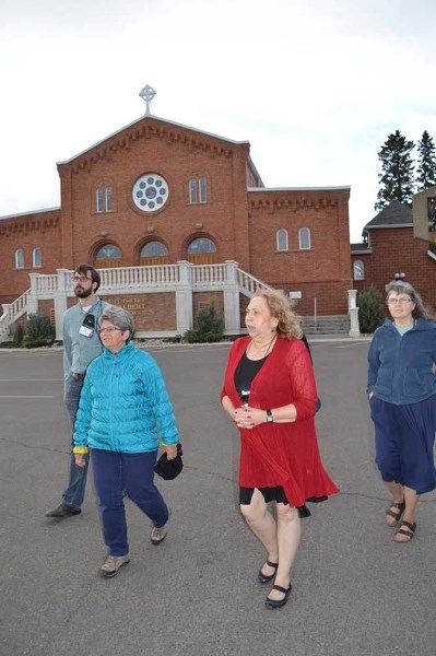 ARCHIVE WALK – Members of the Catholic Archivists met in St. Albert this week