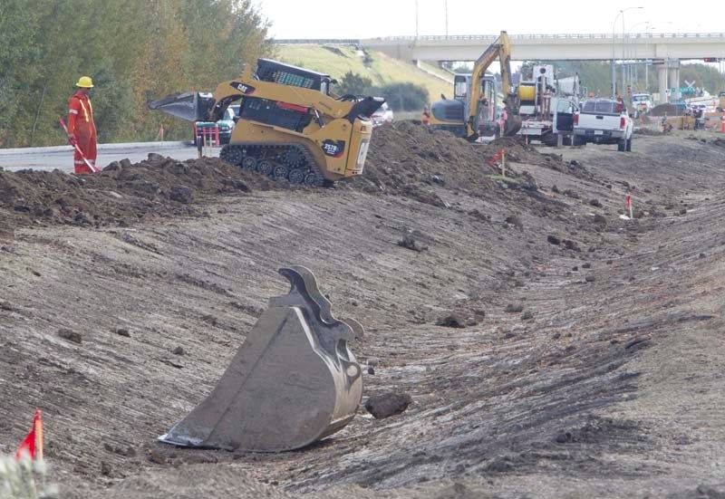 ROAD WORK – Phase two of the Veness Road project is one of three major road construction projects that are currently ongoing in St. Albert. Most of these city projects are