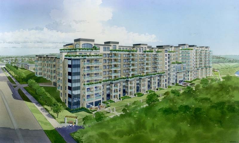UPSCALE CONDOS – A rendering of the Botanica development planned for the site formerly occupied by Holes Greenhouses and Gardens.