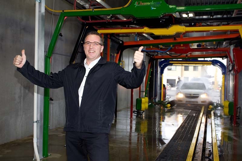 ECO-WASH – Rock-N-Wash Edmonton owner Sylvain Blouin