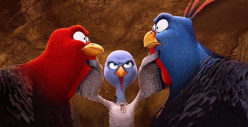 FREE BIRDS &#8211; Two turkeys from opposite sides of the tracks must put aside their differences and team up to travel back in time to change the course of history and get