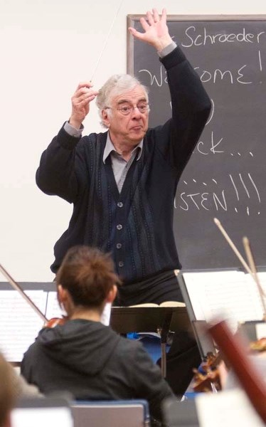 YOUTH CONDUCTOR – Edmonton Youth Orchestra&#8217;s Michael Massey will lead his group through a performance at the Winspear Centre Nov. 24.
