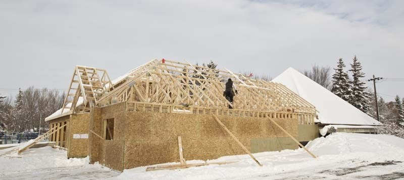 St. Peter&#8217;s church on Stanley Drive is undergoing extensive renos including an addition to the pyramid style church.